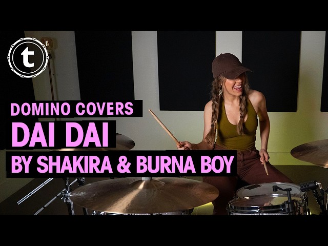 Domino Santantonio covers Dai Dai by Shakira & Burna Boy #drums #drumcover