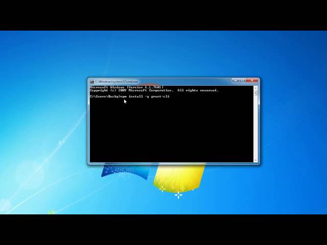 Grunt JS Tutorial for Beginners   1   Installing the Grunt CLI