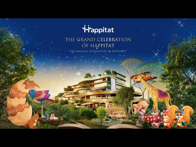 The Magical Destination of Happiness and celebrate the beginning of HAPPITAT together.