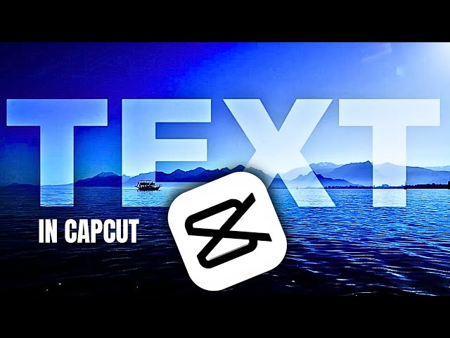 How to Create Transparent Text in CapCut PC