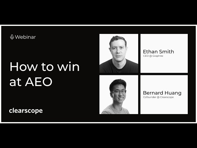 How To Win at Answer Engine Optimization (AEO) with Ethan Smith