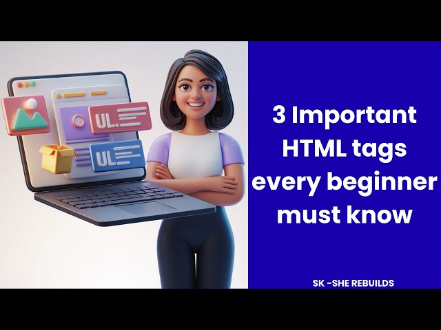 3 Must-Know HTML Tags | Website Building Made Easy (Tamil)