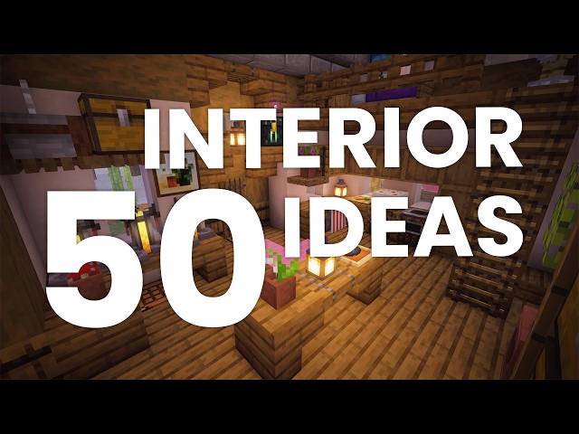 50 Minecraft Interior Designs & Furniture Ideas