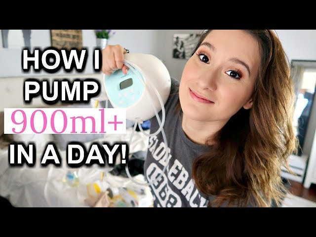 MY PUMPING ROUTINE | HOW I PUMP 900ml+ A DAY | EXCLUSIVELY PUMPING