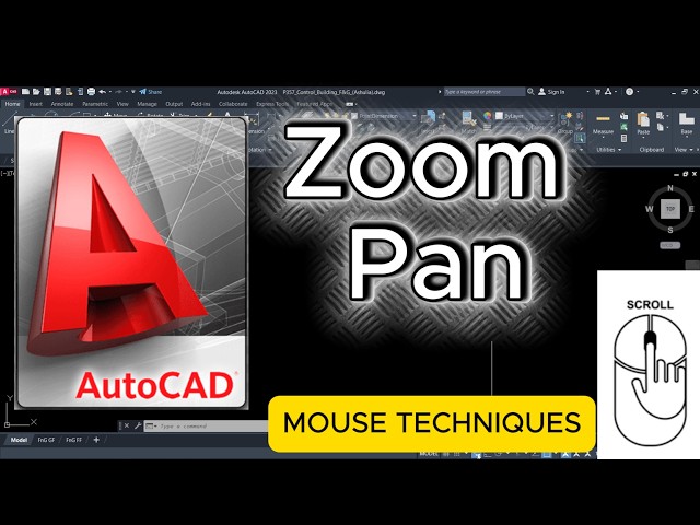 Stop Struggling with Large Drawings | Move Faster | AutoCAD Pan Tutorial