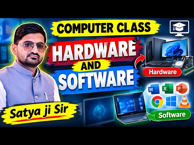 Computer HARDWARE AND SOFTWARE BY SATYA JI SIR FOR ALL COMPETITIVE EXAMS MANAN CLASSES NAGAUR