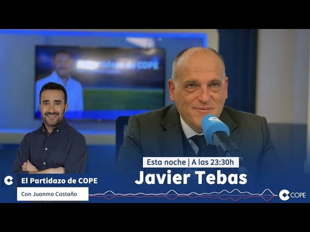 LIVE | Interview with Javier Tebas, president of LaLiga, on #PartidazoCOPE