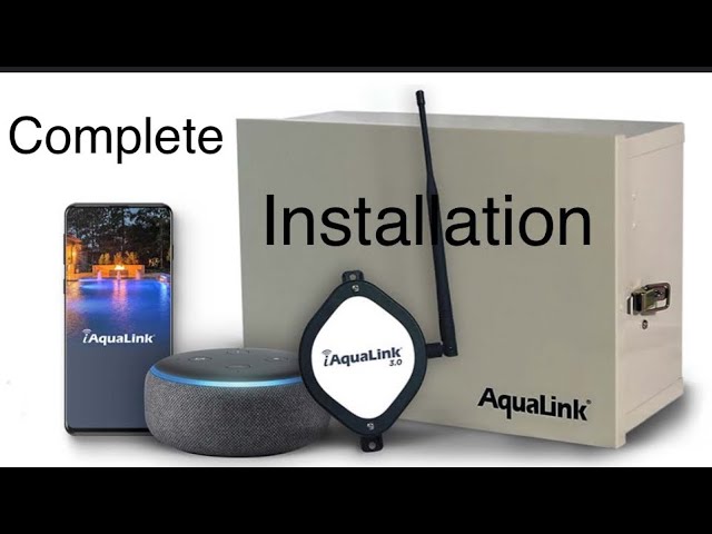 Jandy IAquaLink complete installation and connection to your phone