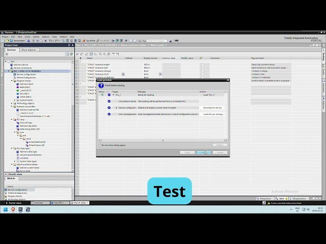 PLC Framework - Stack implementation