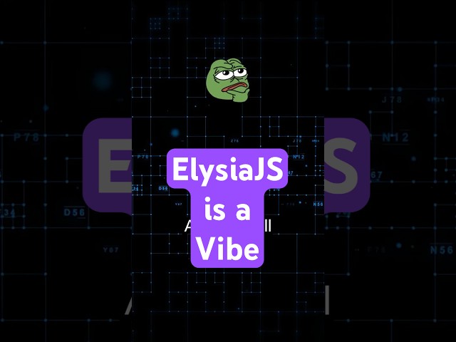 Modern Alternative to Express - Elysia.js #coding #programming #javascript #shorts