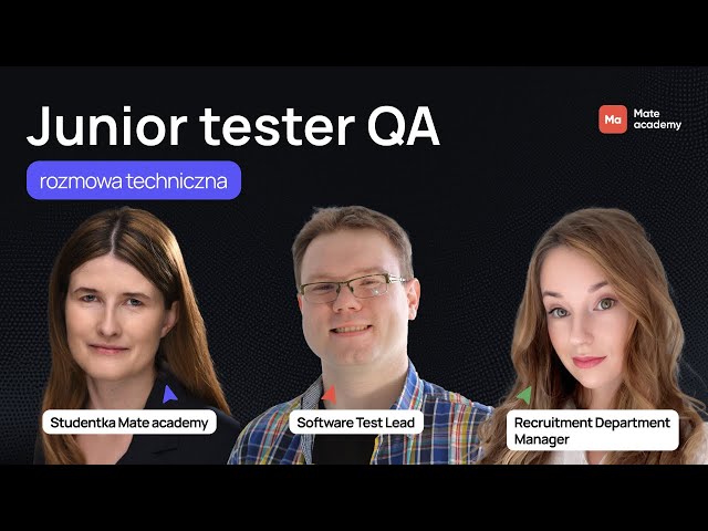 Demo rozmowy technicznej na testera QA | Live tech-check