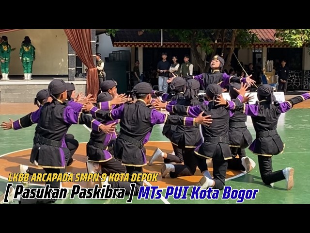 ⭐TROOP PERFORMANCE⭐PASKIBRA MTs PUI Bogor City at LKBB ARCAPADA SMPN 9 Depok City
