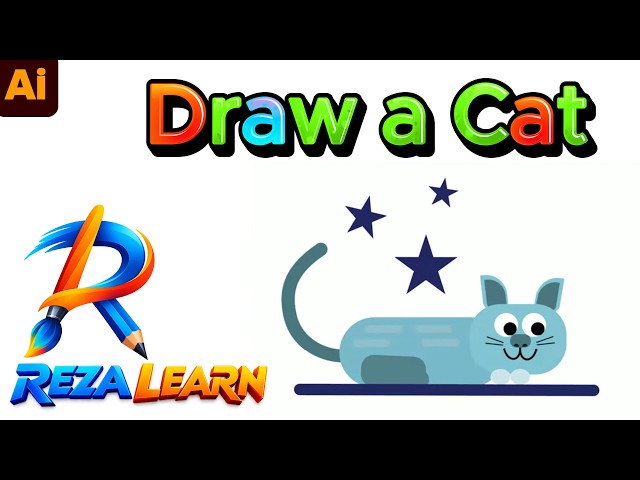 How to Create a Simple Cat Illustration in Adobe Illustrator