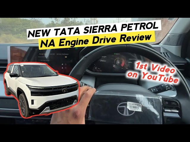 New Tata Sierra NA Pertrol Engine Drive Review😍