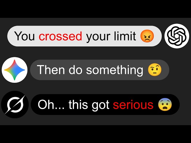 I Made 3 AIs Roast Each Other… ChatGPT vs Gemini vs Grok