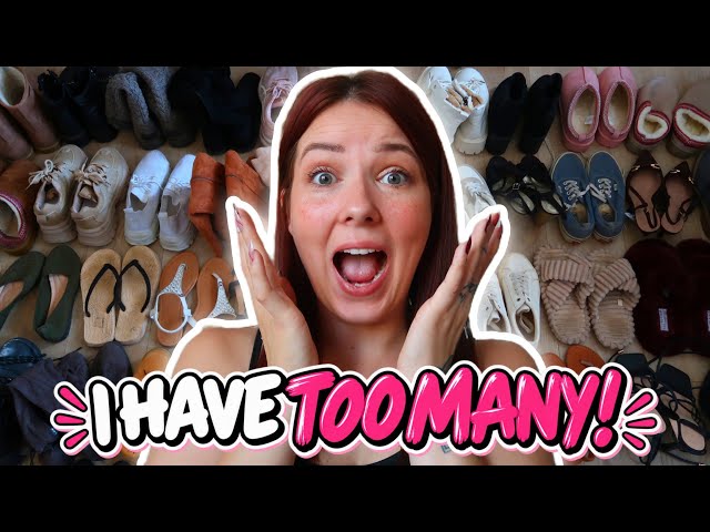 I HAD 46 PAIRS OF SHOES… 😳 | Shoe Declutter