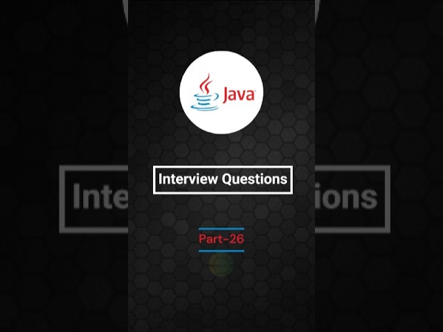 Java Interview Question P-26 | what will be output of the java program?