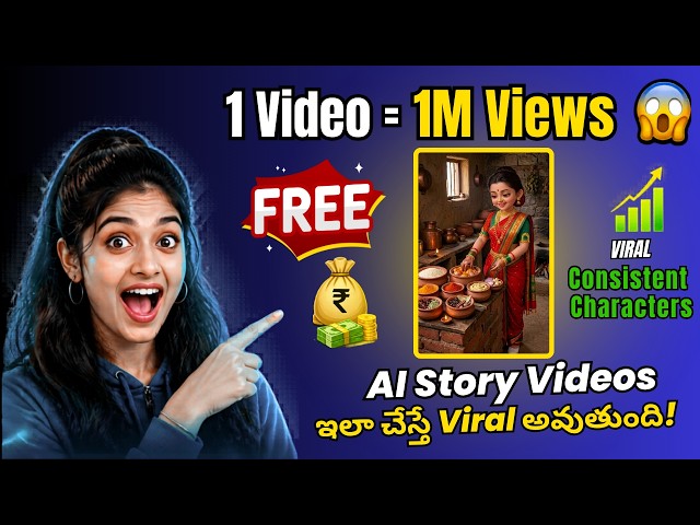AI Story Videos ఇలా చేస్తే Viral అవుతుంది! | How to create AI Story video | AI video in Telugu