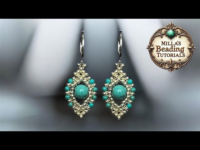 Easy Earrings Beading Tutorial 💎