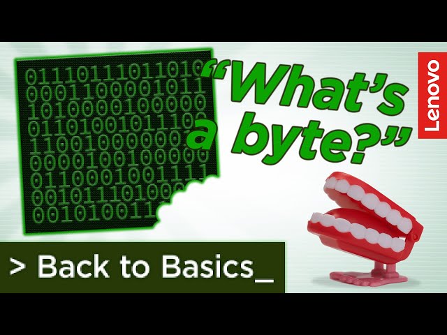 What is a byte? | Lenovo Back to Basics Episode 3: Units of Measurement in Computers