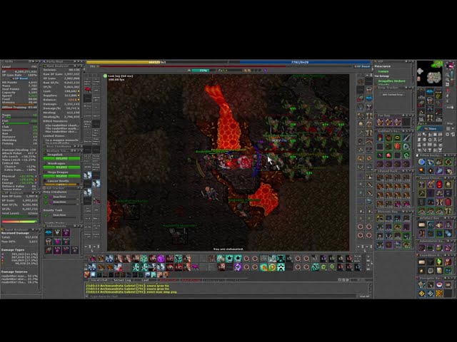Tibia  Monk  790+ - Raubritters Bloodfire Gorge with Sanguine Claws POST REBALANCE - 9.5kk+ raw
