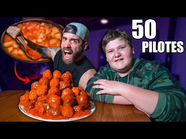 I EAT MIQUEL MONTORO'S MEATBALLS IN RECORD TIME (50 MEATBALLS IN 5 MINUTES)