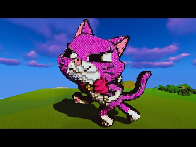 Kiki 3D Art Build in Minecraft