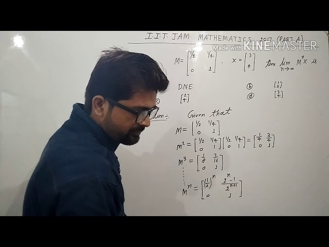 IIT JAM MATHEMATICS 2017 PART A SOLUTION