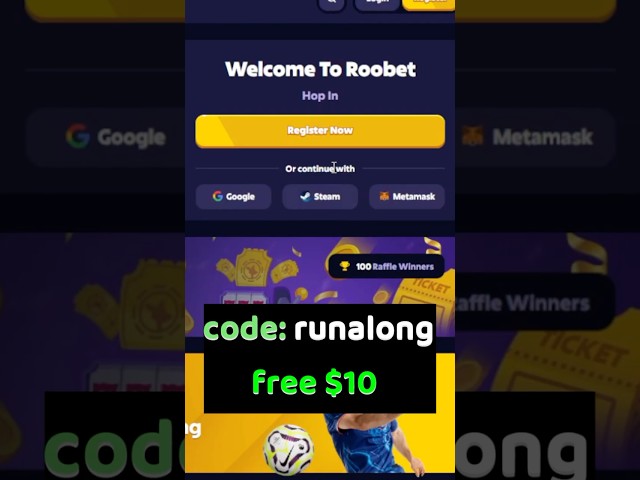 Roobet Promo Code  2025 - Referral Code #roobet #roobetpromocode