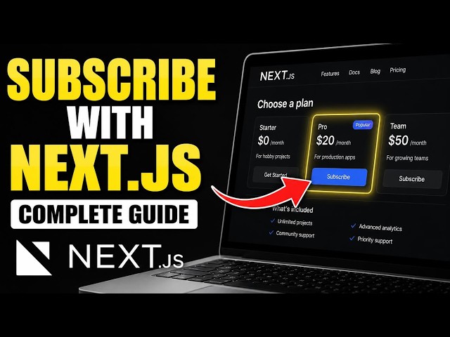 How to subscribe with Next.js for creating performant UI with routing - Complete Guide