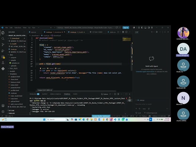 4project - route and html file part 2