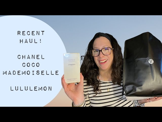 Recent haul! | Lululemon Fleece belt Bag | Coco Mademoiselle Intense Twist and Spray Mini