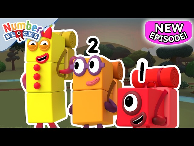 Happy Campers - Full Episode | Series 8 E22 | Numberblocks