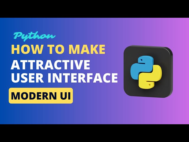 Modern GUI Using Python Tkinter 2023 | Programmer Type.