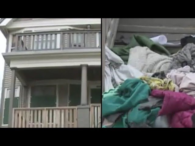 NEIGHBOR SAYS TODDLER IS LIVING IN ABANDONED HOUSE. WHEN COP PULLS BACK SHEET CAN’T BELIEVE EYES