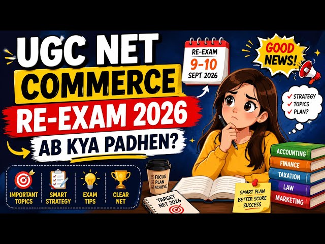 Commerce NET Re-Exam 2026 😱 Ab Ye Topics Bilkul Mat Chhodna!  