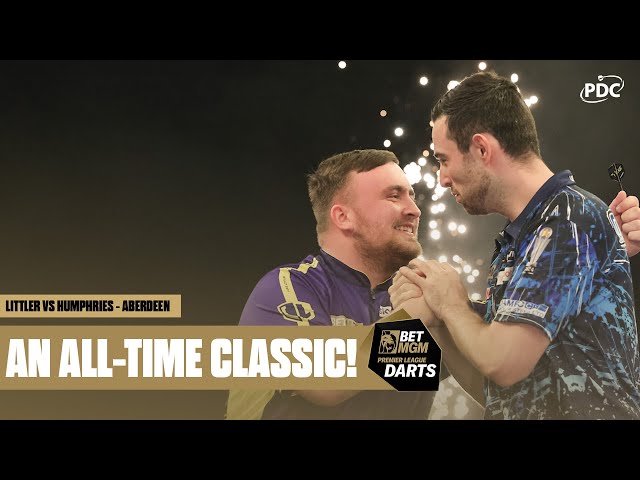 GREATEST PREMIER LEAGUE MATCH EVER?! 🤩 | Luke Littler vs Luke Humphries (Aberdeen 2025)