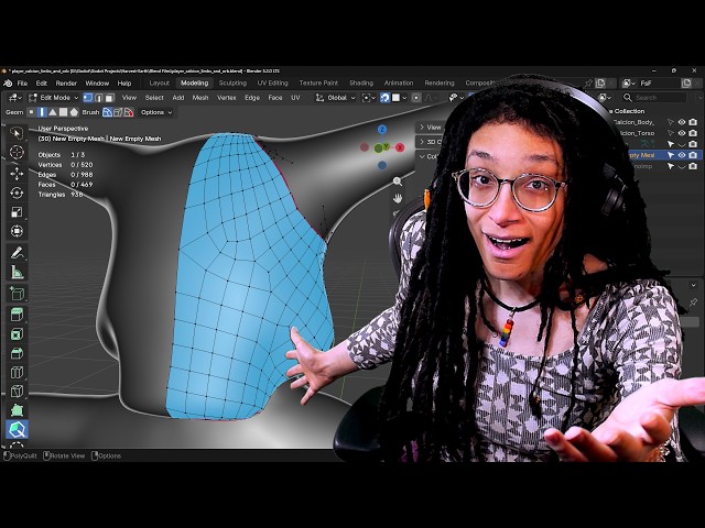 This retopology work is SO important! - #Blender 5.2