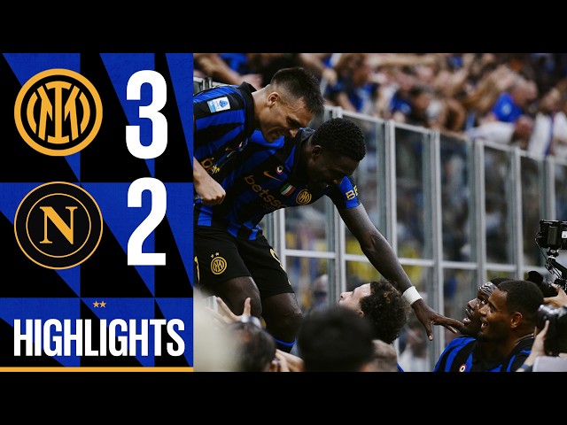 LAUTARO WINS IT IN THE 91ST MINUTE AS SAN SIRO GOES WILD! | INTER 3-2 NAPOLI | HIGHLIGHTS 🖤💙