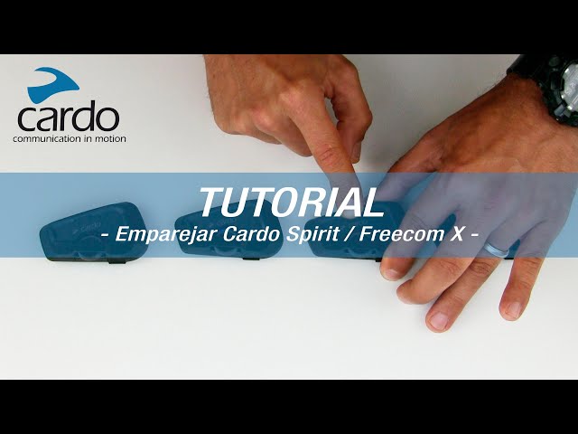 Corver Tutorials / How to pair Cardo Spirit and Freecom X motorcycle intercoms?