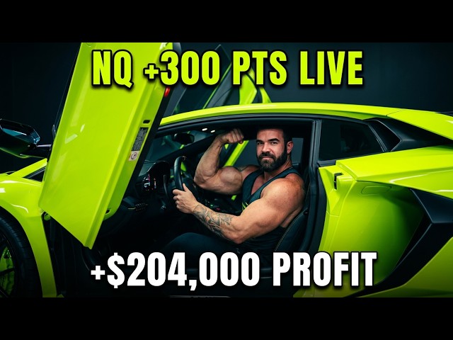 How To Daytrade NY Open With NQ(Order Flow) +300 points