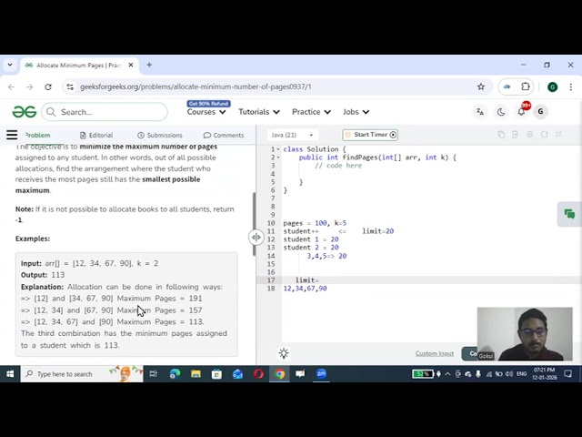Algorithm and problem solving -4