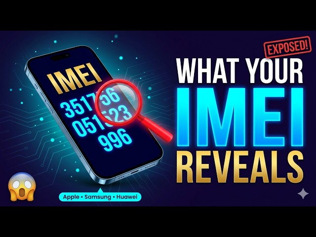 IMEI Number Explained: How Governments Track Your Phone & Verify It's Real.#imei #phonesecurity