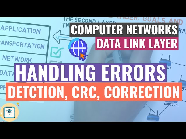 3.3 Handling Errors - Error Detection, Error Correction and Overhead