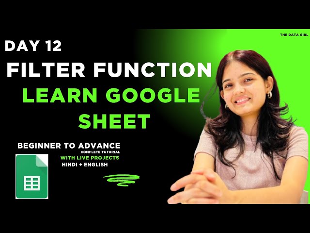 Google Sheet : FILTER Function with Multiple Conditions + Real Examples | Alternative to VLOOKUP!