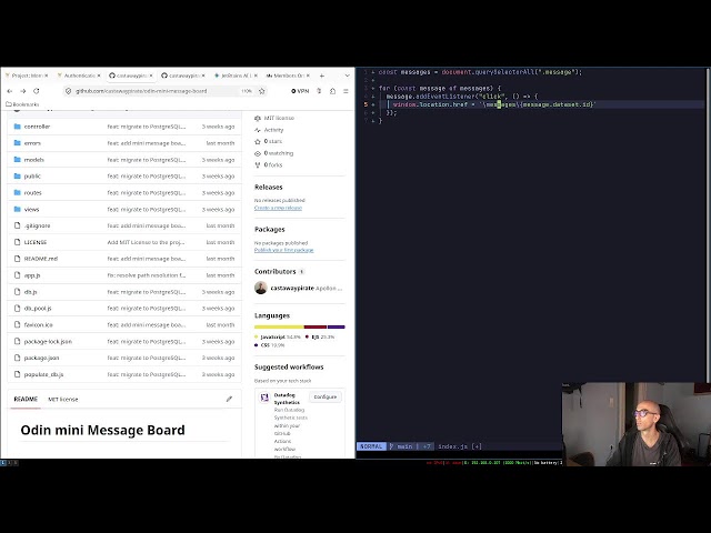 The Odin Project: Full Stack JavaScript | 50/10 Pomodoro | Day 151