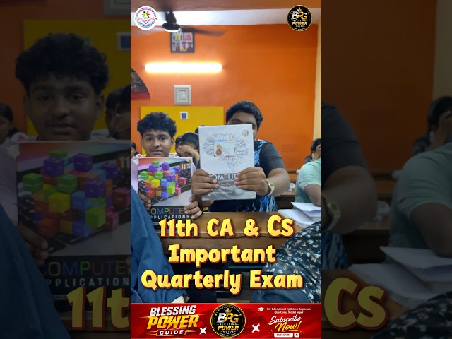 11th STANDARD – COMPUTER APPLICATION & COMPUTER SCIENCE 💻🚨🔥 FINAL IMPORTANT QUESTIONS