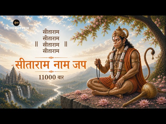 Sitaram Naam Jap - 11,000 Times with Counter | Sitaram Chanting with Hanuman Ji | The Creator Room