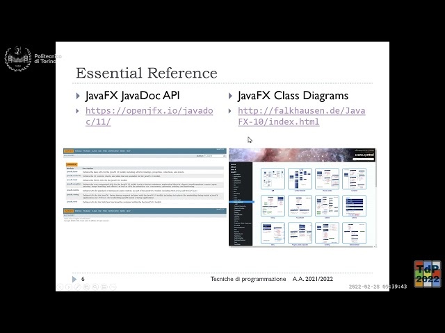 TdP-2022-L01b: Introduction to JavaFX (Part 1)