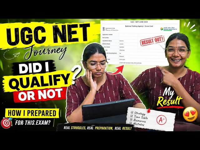 UGC NET Result LIVE Reaction😭 Did I Qualify or Not? | My UGC NET Journey & Preparation